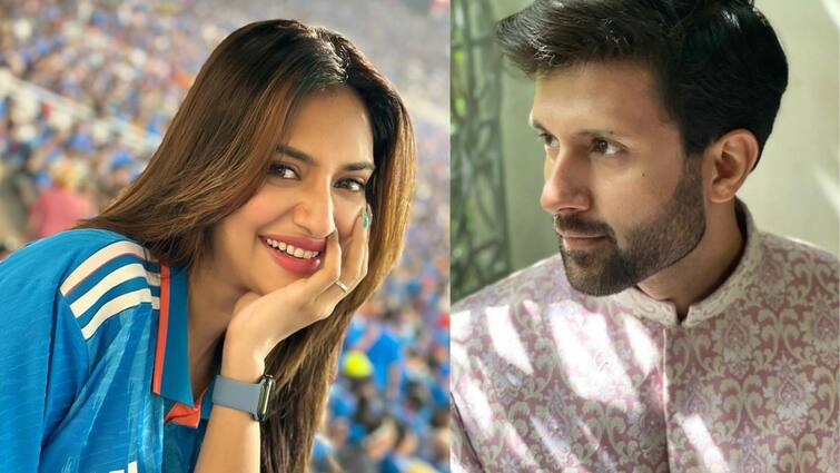 Nusrat-Nikhil: Nikhil Jain and Sourasani Maitra went to watch India South Africa Match at Eden Gardens sat in Diffract gallery far from Nusrat Nusrat-Nikhil: প্রকাশ্যেই ম্যাচ দেখতে ইডেনে যশরত, আরেক নায়িকাকে নিয়ে অন্য গ্যালারিতে 'চুপিচুপি' রইলেন নিখিলও!