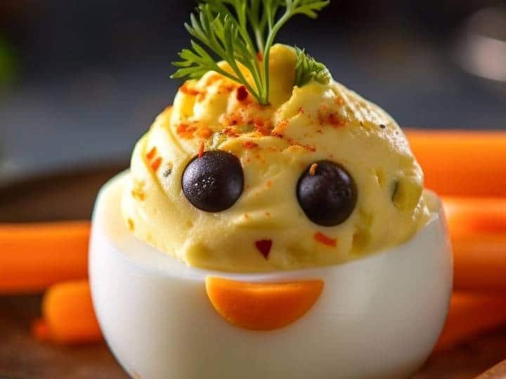 Mushroom Stuffed Eggs: उबले हुए मशरूम और अंडे से बनाएं यह खास रेसिपी, फॉलो करें ये टिप्स Mushroom Stuffed Eggs: उबले हुए मशरूम और अंडे से बनाएं यह खास रेसिपी, फॉलो करें ये टिप्स