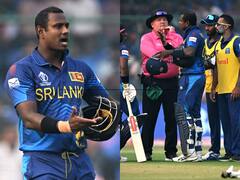 Angelo Mathews: तस्वीरों के जरिए जानिए कैसे मैथ्यूज टाइम्ड आउट होने वाले दुनिया के पहले बल्लेबाज बने