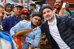 Congress MP Rahul Gandhi Serves Food To Devotees In ‘Bhandara’ At Kedarnath Temple — IN PICS