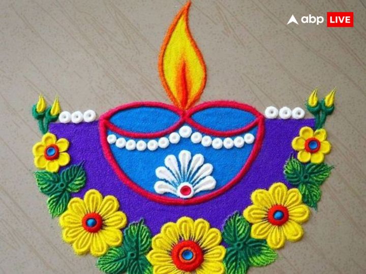 LASERIK® Peacock Diwali Rangoli Design for Decoration/Art & Craft. (8 in) :  Amazon.in: Home & Kitchen