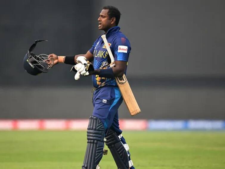 Angelo Mathews timed out in Sri Lanka vs Bangladesh World Cup match first international cricketer ever to be dismissed this way BAN vs SL: ప్రపంచకప్‌లో చరిత్రలో తొలిసారి, విచిత్రంగా ఔటైన ఏంజెలో మాథ్యూస్‌