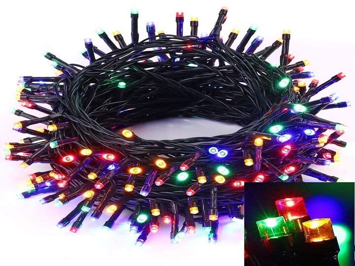 LED Rice Light : ये लाइट ई-कॉमर्स साइट पर 999 रुपये में लिस्ट है, जिसे आप 91 प्रतिशत के डिस्काउंट पर केवल 89 रुपये में खरीद सकते हैं. इस झालर की लंबाई 12 मीटर के आसपास है.
