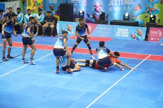 37th National Games 2023 : महाराष्ट्राच्या पुरुष कबड्डी संघाला कांस्यपदक, उपांत्य सामन्यात हरयाणाकडून पराभूत