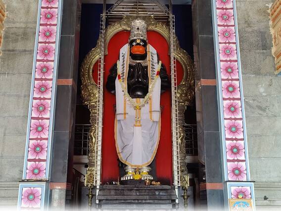 Tallest Hanuman Statue in Anantapur: ఈ ఆలయంలో హనుమంతుడు చేతులు జోడించి ఉంటాడు ఎందుకంటే.? | ABP Desam