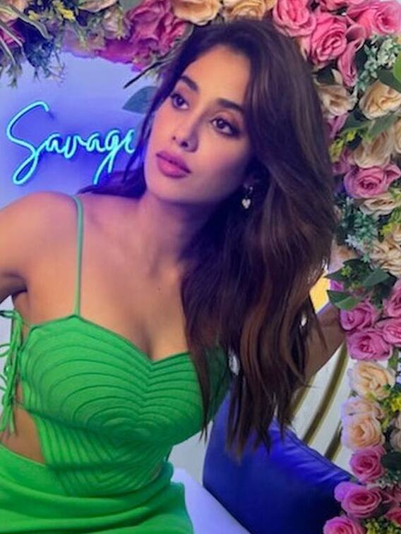 Janhvi Kapoor Is Making Fans Drool In A Green Dress