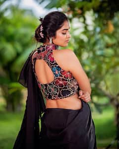 Divi vadthya: నల్ల చీరలో కిల్లర్ లుక్స్‌తో బిగ్ బాస్ దివి