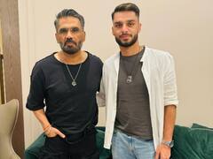 अफगान खिलाड़ी नवीन ने सुनील शेट्टी से की मुलाकात, सोशल मीडिया पर शेयर की फोटो