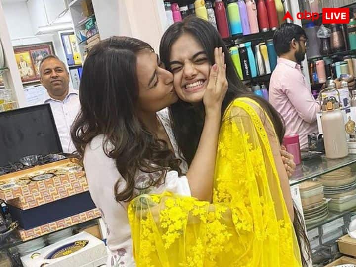 Yeh Hai Mohabbatein actress Diwali shopping Divyanka Tripathi meet on-screen daughter Ruhaanika Dhawann दिवाली शॉपिंग के लिए निकलीं Divyanka Tripathi को मिला खास गिफ्ट, ऑनस्क्रीन बेटी रुहानिका संग हुई मुलाकात