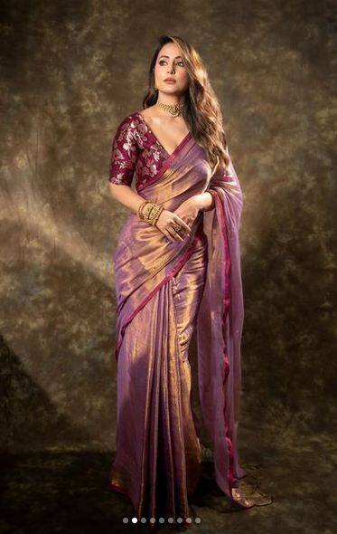 ਟੀਵੀ ਦੀ ਦੁਨੀਆ ਦੀ ਸਭ ਤੋਂ ਹੌਟ ਅਭਿਨੇਤਰੀ ਹਿਨਾ ਖਾਨ ਪੱਛਮੀ ਤੋਂ ਲੈ ਕੇ ਟ੍ਰੇਡਿਸ਼ਨਲ ਤੱਕ ਹਰ ਲੁੱਕ ਵਿੱਚ ਸ਼ਾਨਦਾਰ ਨਜ਼ਰ ਆਉਂਦੀ ਹੈ ਅਤੇ ਇਸ ਦਾ ਸਬੂਤ ਉਨ੍ਹਾਂ ਦੀਆਂ ਹਾਲ ਹੀ ਦੀਆਂ ਤਸਵੀਰਾਂ ਹਨ ਜਿਸ ਵਿੱਚ ਉਹ ਬੇਹੱਦ ਕਿਊਟ ਲੱਗ ਰਹੀ ਹੈ।