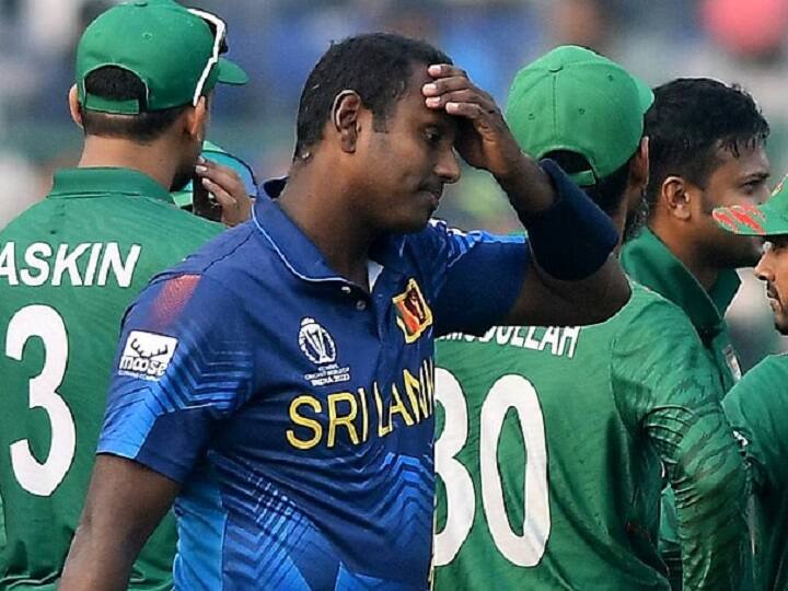 Angelo Mathews reply on Time Out BAN vs SL World Cup 2023 Shakib al hasan Bangladesh Time Out: 'मुझे नहीं लगता कोई और टीम ऐसा करती', मैच के बाद शाकिब और बांग्लादेश पर खूब भड़के एंजेलो मैथ्यूज