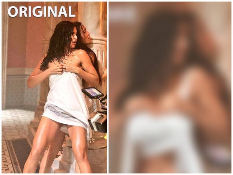 Katrina Kaif Deepfake Photo Going Viral After Rashmika Mandannas Katrina Towel Scene From Tiger 3 Movie Katrina Kaif Deep Fake Picture: నిన్న రష్మిక, నేడు కత్రినా- డీప్ ఫేక్ మార్ఫింగ్ తో సెలబ్రిటీల తిప్పలు