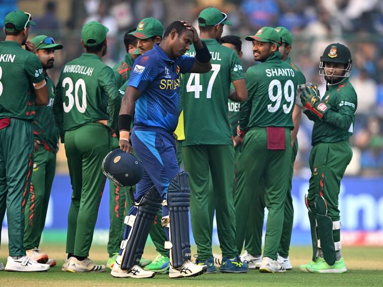 Absolutely disgraceful says Angelo Mathews Shakib Al Hasan says it was war in timed-out controversy SL Vs BAN: టైమ్డ్‌ అవుట్‌ ఓ సిగ్గుమాలిన చర్య,  షకీబుల్‌పై మాథ్యూస్‌ ఆగ్రహం