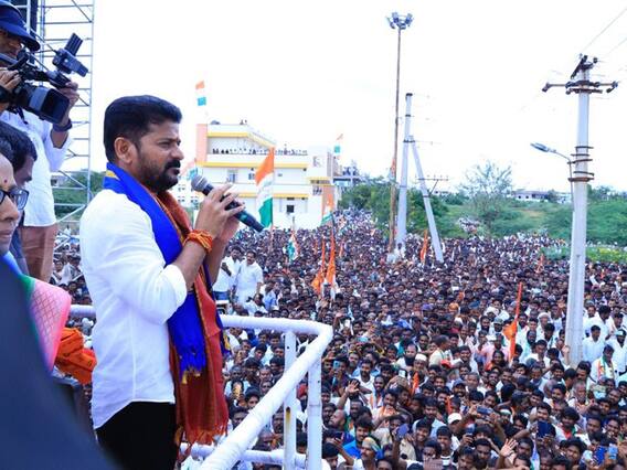 Revanth Reddy Comments: కేసీఆర్కు ముదిరాజ్ బిడ్డలు అక్కర్లేదా? ఒక్క టికెట్టూ ఇవ్వలేదు - రేవంత్ రెడ్డి Revanth Reddy Comments: కేసీఆర్కు ముదిరాజ్ బిడ్డలు అక్కర్లేదా? ఒక్క టికెట్టూ ఇవ్వలేదు - రేవంత్ రెడ్డి