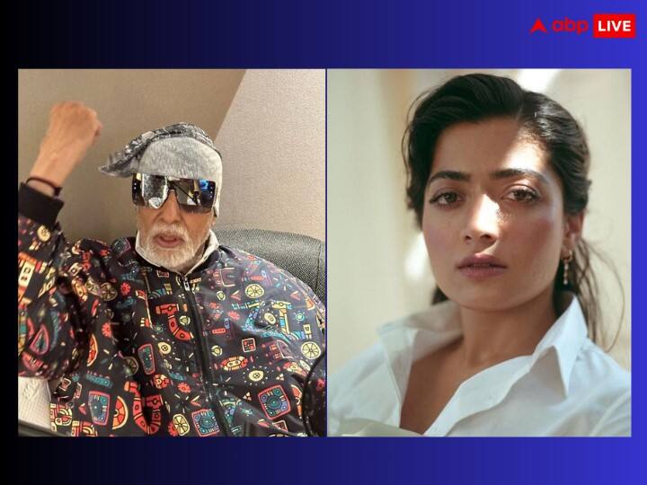 Rashmika Mandanna  thanked Amitabh Bachchan for taking stand against her Viral Deepfake Video Amitabh Bachchan ने डीपफेक वीडियो के खिलाफ  Rashmika Mandanna के लिया स्टैंड, 'पुष्पा' एक्ट्रेस ने बिग बी को यूं कहा थैंक्यू