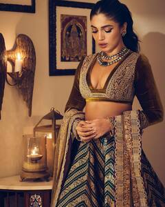 Bhumi Pednekar Exudes Royal Vibes In A Manish Malhotra Lehenga; SEE PICS