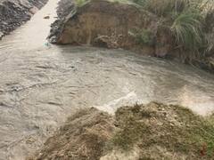 गुरुग्राम में टूटा नहर का एक हिस्सा, 50 एकड़ फसल पानी में डूबी, ठीक करने में जुटे कर्मचारी