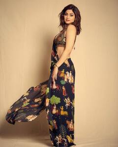 Shamita Shetty : શમિતા શેટ્ટીનો સાડીમાં જોવા મળ્યો ગ્લેમરસ અંદાજ, જુઓ તસવીરો