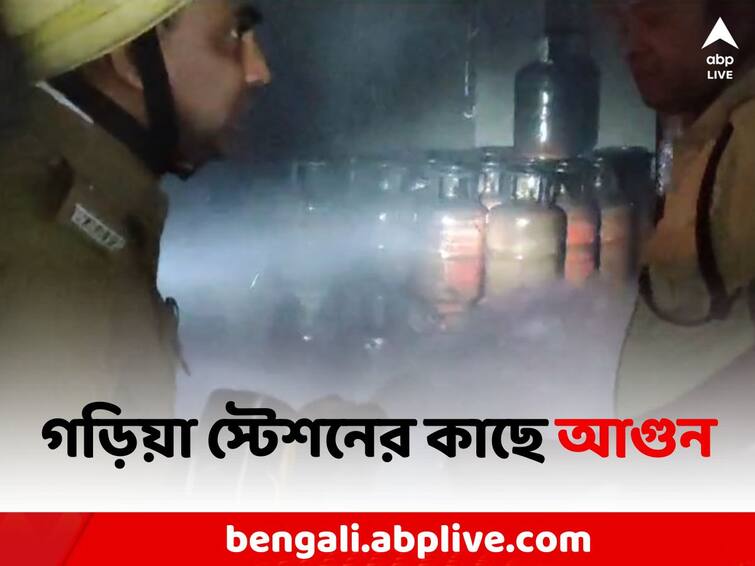 Fire breaks out near Garia Station due loading LPG gas in a Auto Fire Incident: গড়িয়া স্টেশনের কাছে অটোয় গ্যাস ভরার সময় বিস্ফোরণ, আহত ১