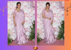 Diwali 2023: દિવાળી પાર્ટીમાં સજીધજીને પહોંચી ટીવીની 'અનુપમા', પિન્ક કલરની શિમરીમાં Rupali Gangulyનો ક્લાસી લૂક