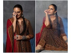 Huma Qureshi Serves Festive Look Inspo In An Anarkali Suit; SEE PICS