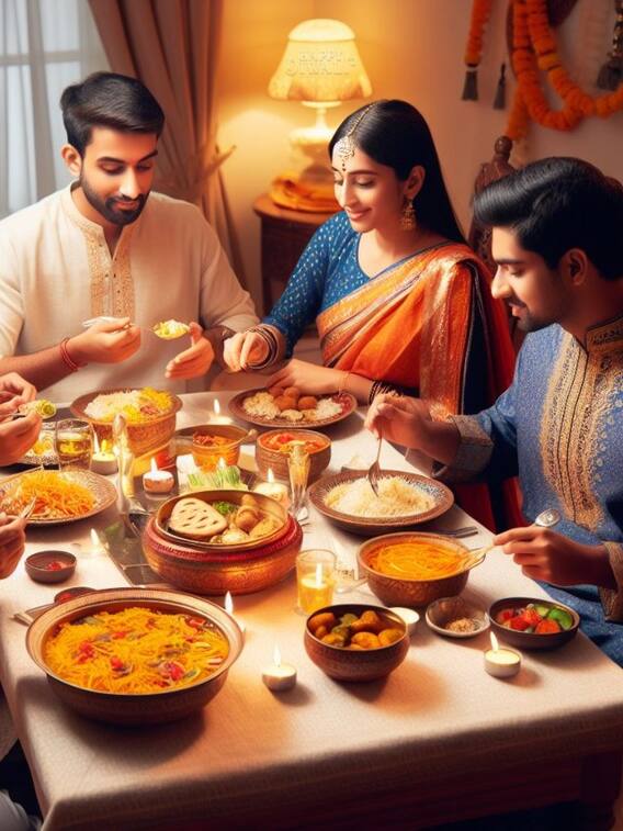 यह परिवार आपको कर रहा विश, बताइए कहां लिखा है 'Happy Diwali'