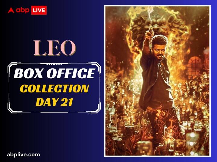 Leo Box Office Collection Day 21 Thalapathy Vijay Film earn 1 crore 55 Lakh on Third Wednesday Leo Box Office Collection Day 21: बॉक्स ऑफिस पर Leo की दहाड़ अब थमी, घट गया कलेक्शन, विजय की फिल्म की 21वें दिन की कमाई रही सबसे कम