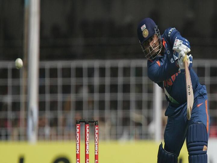 One of the earliest to reach the milestone was India's Virender Sehwag. He scored 219 in an ODI against West Indies in Indore. (PHOTO CREDIT: Getty)