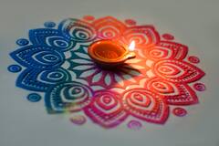 Diwali Rangoli Designs: தீபாவளி வந்தாச்சு..கொண்டாடி மகிழ ரங்கோலி டிசைன் சில..