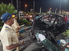 Worli Sea Link Accident : वरळी सी लिंकवर कारचा चक्काचूर, दोन वाहनांना भरधाव वाहनाची धडक