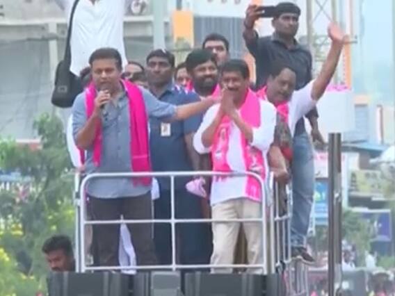 KTR on Patnam Narendar reddy : కొడంగల్ లో పట్నం నరేందర్ రెడ్డిని గెలిపించాలన్న కేటీఆర్ | ABP Desam