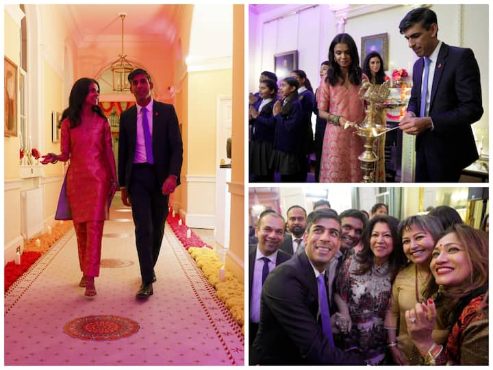 Ahead of Diwali, British Prime Minister Rishi Sunak and his wife Akshata Murty hosted an event for the Hindu community at 10 Downing Street.