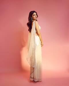 Rhea Chakraborty Photo: દિવાળી તહેવારો પર રિયા ચક્રવર્તીનો જોવા મળ્યો દેશી લુક, સાડી અપ્સરા લાગી અભિનેત્રી