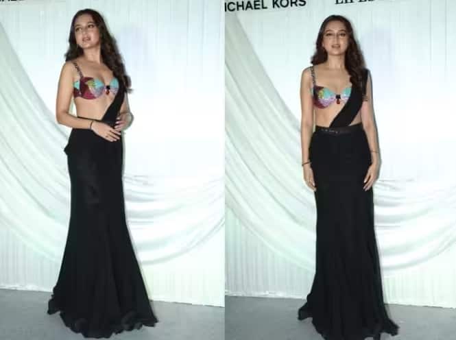 Tejasswi Prakash Pics: બોલિવૂડમાં દિવાળીની પાર્ટીઓ શરૂ થઇ ગઇ છે. ઈન્ડસ્ટ્રીમાં દરરોજ કોઈને કોઈ દિવાળી પાર્ટીનું આયોજન કરે છે.