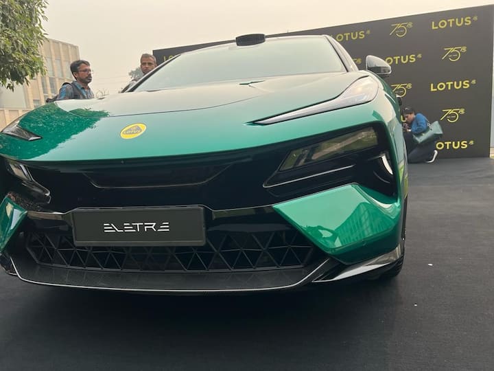 The Lotus Eletre is a full size electric SUV that comes with either a 603 hp electric powertrain or a more powerful 905 hp version.