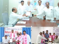 KCR KTR Nominations : ఎమ్మెల్యే అభ్యర్థులుగా నామినేషన్లు వేసిన గులాబీ అగ్రనేతలు | ABP Desam