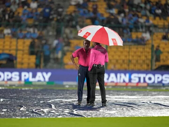NZ vs SL Weather Report Updates Rain Possibilities in Bengaluru WC 2023 Semifinal Pakistan Kudrat ka nizam NZ vs SL Weather Updates: पाकिस्तान को एक बार फिर सेमीफाइनल में पहुंचाएगा 'कुदरत का निजाम'? न्यूजीलैंड-श्रीलंका मैच में है बारिश के आसार
