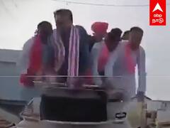 KT Rama Rao Accident : கைபுள்ளையான முதல்வர் மகன் தலைகீழாக தொங்கிய விபத்து“ போட்றா தம்பி பிரேக்க..!”