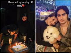मलाइका अरोड़ा ने मिड नाइट सेलिब्रेट किया 'बेबी बॉय' अरहान का 21वां बर्थडे, एक्ट्रेस ने तस्वीरें शेयर कर दिखाई झलक