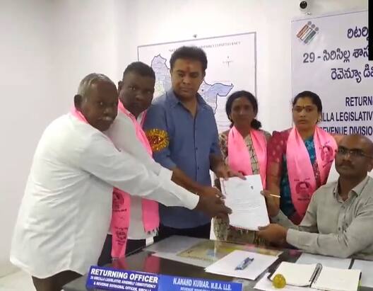 Telangana is witnessing a triangular face-off between BRS, BJP and Congress (Credit: Twitter/@BRS)