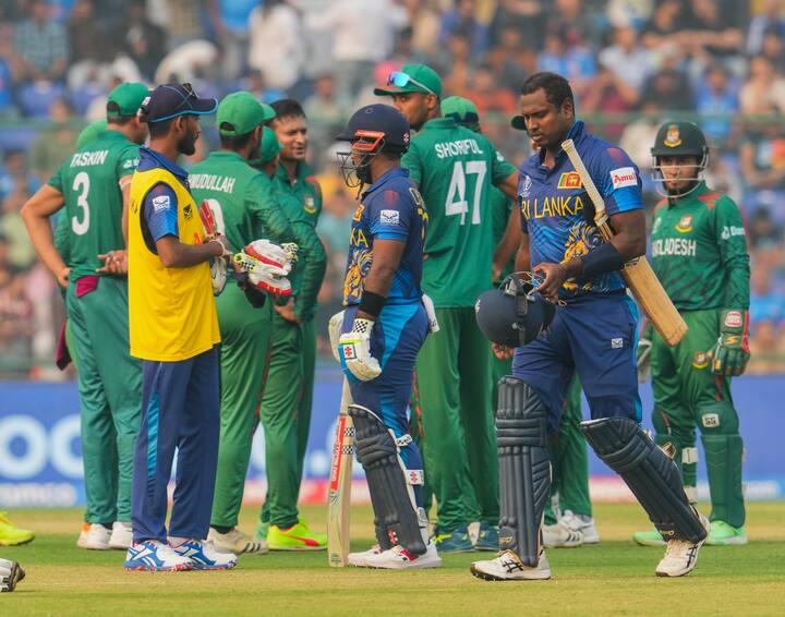 கடந்த அக்டோபர் 6 ஆம் தேதி நடைபெற்ற இலங்கை - வங்கதேசம் அணிகளுக்கு இடையிலான போட்டியில் ஏஞ்ச்லோ மேத்தியூசிற்கு வழங்கப்பட்ட டைம்ட் அவுட் விக்கெட் பெரிய பேசுப்பொருள் ஆனது.