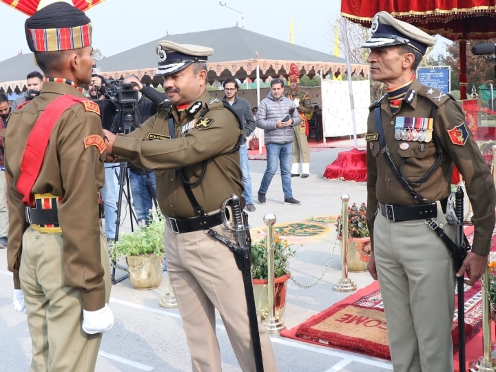 BSF Passing Out Parade Of 599 Constables In STC Kashmir DG Nitin ...