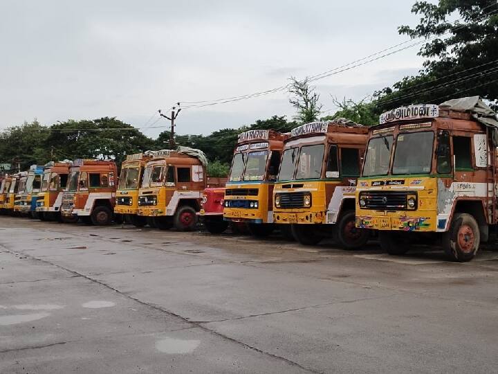 One-day identification strike by State Lorry Owners Association across Tamil Nadu. Lorry Strike: தமிழ்நாடு முழுவதும் மாநில லாரி உரிமையாளர் சம்மேளனம் சார்பில் இன்று ஒரு நாள் அடையாள வேலை நிறுத்தம்!