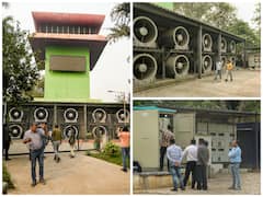 Delhi Pollution: Connaught Place's Smog Tower Back In Action Following Repairs. IN PICS