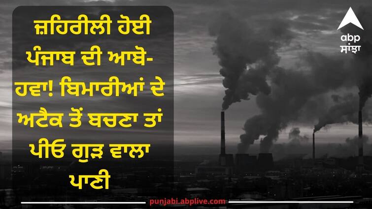 Drink jaggery water to avoid the attack of diseases know details Jaggery Water: ਜ਼ਹਿਰੀਲੀ ਹੋਈ ਪੰਜਾਬ ਦੀ ਆਬੋ-ਹਵਾ! ਬਿਮਾਰੀਆਂ ਦੇ ਅਟੈਕ ਤੋਂ ਬਚਣਾ ਤਾਂ ਪੀਓ ਗੁੜ ਵਾਲਾ ਪਾਣੀ