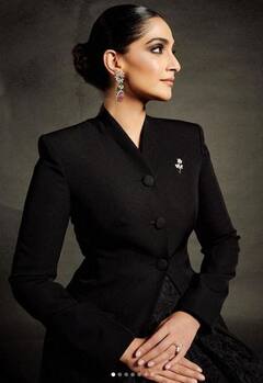 Sonam Kapoor: ਸੋਨਮ ਕਪੂਰ ਨੇ ਆਲ ਬਲੈਕ ਲੁੱਕ 'ਚ ਦਿਖਾਈ ਆਪਣੀ ਖੂਬਸੂਰਤੀ, ਵੇਖੋ ਤਸਵੀਰਾਂ