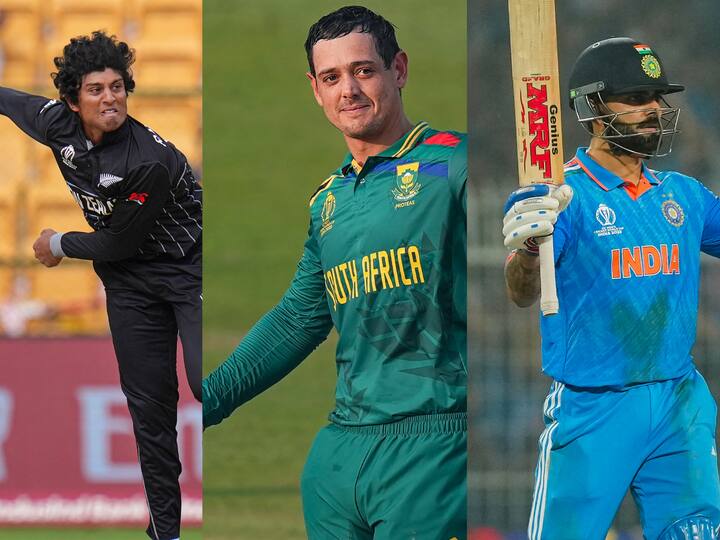 நடப்பு உலகக்கோப்பை தொடரில் அதிக ரன்கள் அடித்தவர்களின் பட்டியலில் முதல் ஐந்து இடங்களை பிடித்த வீரர்களை பற்றி பார்ப்போம்