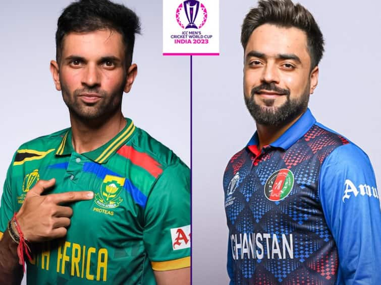 South Africa vs Afghanistan Live Score World Cup 2023 SA vs AFG Afghanistan chose to bat SA vs AFG: అద్భుతాల అఫ్ఘాన్‌దే తొలిబ్యాటింగ్- ధాటిగా ఆడుతున్న పసికూనలు