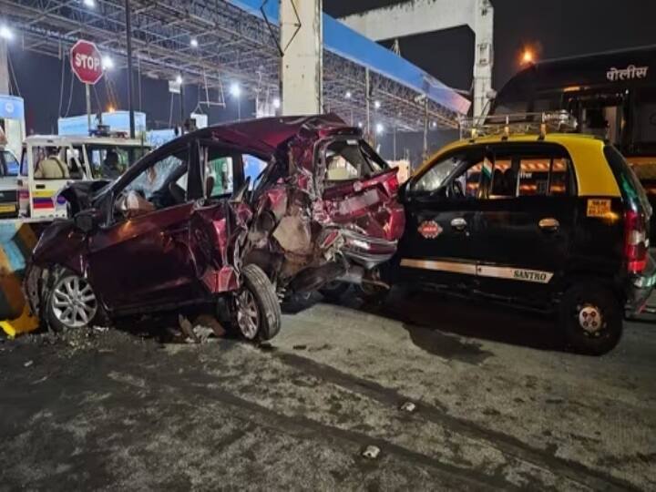 Car accident At Mumbai Bandra Worli Sea Link 3 Killed 6 Injured 3 பேர் பலி! 6 பேர் காயம்! வேகமாக வந்த எஸ்யூவி கார் டோல்கேட்டில் அடுத்தடுத்த வாகனங்கள் மீது மோதி விபத்து..