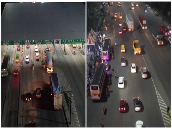 Diwali 2023 chennai parnur toll gate smoothly traffic know what was reason தீபாவளிக்கு படையெடுக்கும் மக்கள்! போக்குவரத்து நெரிசலின்றி காணப்படும் பரனூர் சுங்கச்சாவடி! சாத்தியமானது எப்படி?